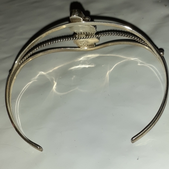 SOLD 🆕 REAL💙 Native American Navajo Bangle Bracelet - Picture 3 of 8